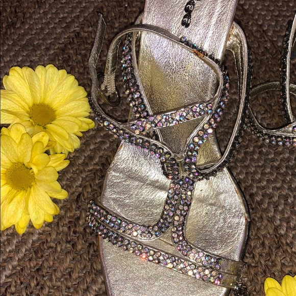Jubilee NY Rhinestone Heels Women size 37 - Picture 2 of 7